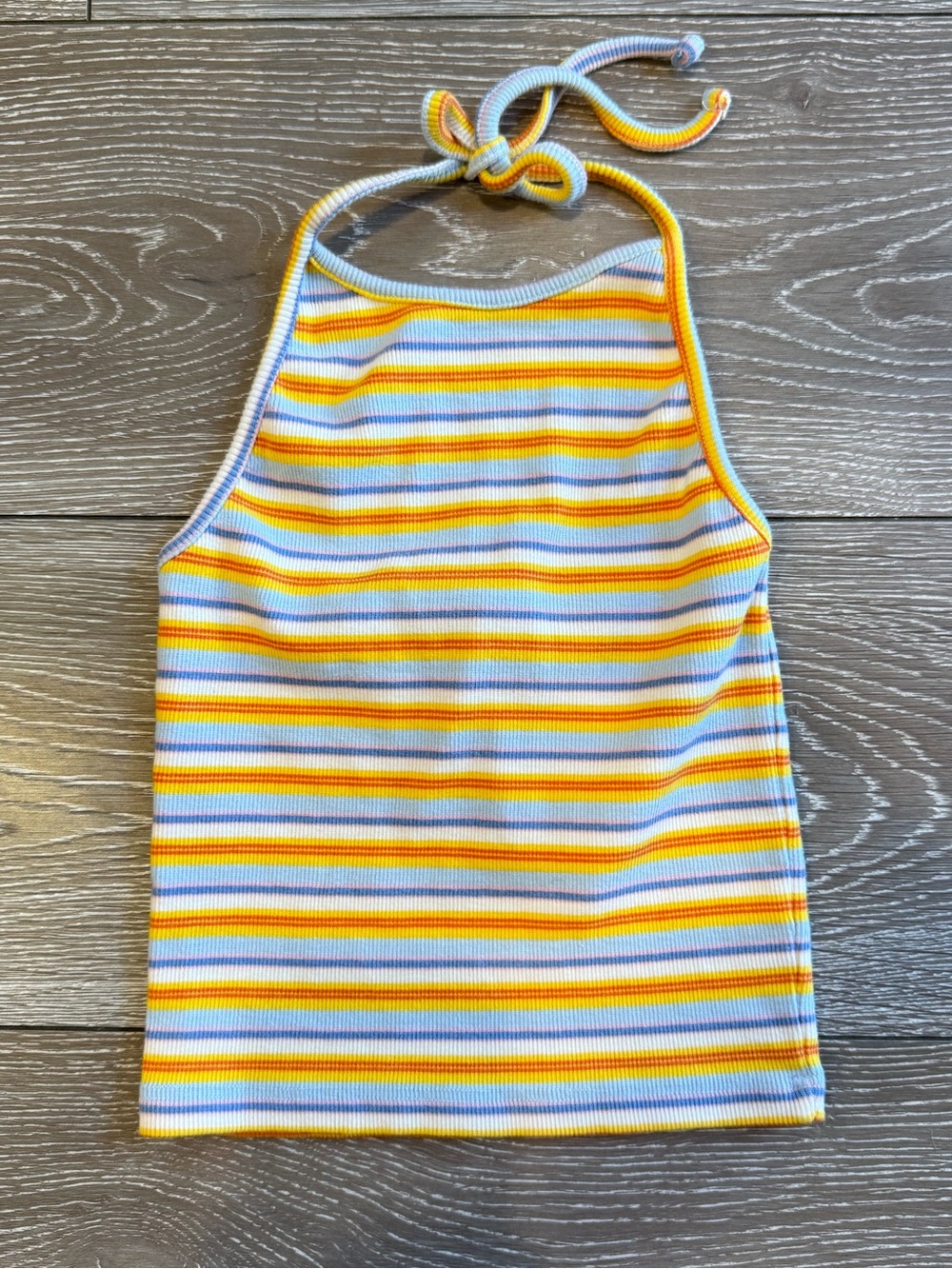 NEW Brandy Melville Laura Halter Top One Size yellow blue red